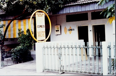 Ruang Seni Rupa Cemeti, Jalan Ngadisuryan, Yogyakarta, the first Cemeti gallery