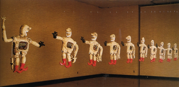 Heri Dono,  Badmen, installation 1991, Fukuoka Asian Art Museum collection